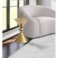 thumbnail image 2 of Meridian Furniture Malia Gold Metal Hourglass Shaped End Table, 2 of 5