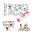 thumbnail image 2 of New Hot DIY Children's Drawing Roll, Coloring Paper Roll for Kids Drawing Paper Roll DIY Painting Drawing Paper, 2 of 4