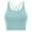 Green, variant on Womens Sports Bras Thin Shoulder Strap Shock-absorbing Running Fitness Bra Beautiful Back Sexy Yoga Gathering Sports Bra Sport Bras for Women Orange L