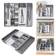 thumbnail image 1 of Cubiertos de Cocina Ganfancp Organizador de Cajón Expandible Ajustable Soporte Estante, 1 of 7