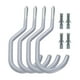 thumbnail image 1 of Juego de 4 ganchos para colgar en la pared, ganchos para ropa, sombreros, Gris, 1 of 7
