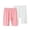 White, variant on Vornjynx Girls Leggings Shorts 2 Pack Stretchable High Waist Classic Fit Summer Casual Dance Shorts Watermelon Red Size 11/12