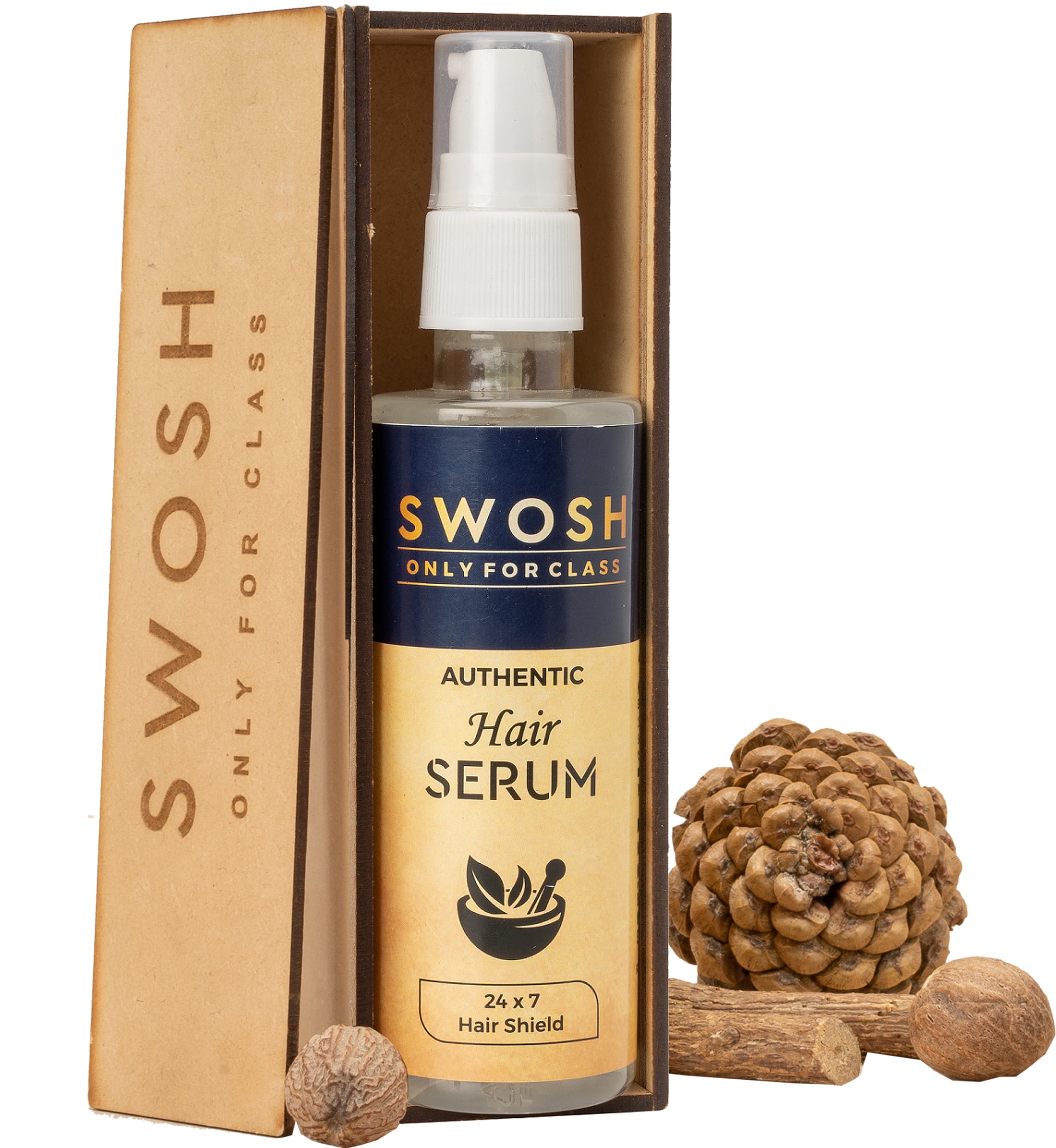 SWOSH Anti-Frizz Hair Serum for Dry and Frizzy Hair  fl oz for Men and  Women 
