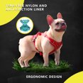 thumbnail image 3 of Billuyoard Arnés para mascotas Animal ajustable reflectante para correa de tracción 150 cm Correa de pecho portátil acolchada Cinturón de Type2 NO2, 3 of 6
