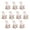 Blush, variant on Balsa Circle 10 pcs Red Spandex Stretchable Folding Solid Chair Covers Party Wedding Banquet Decorations