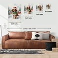 thumbnail image 5 of Hello Winter Brittany Spaniel Frosty Morning Walk Welcome Snowy Christmas Vertical Matte Canvas Poster Brittany Dog Lover Gifts Idea Wall Art Home Decor - 02018, 5 of 5