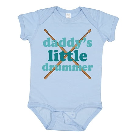 

Inktastic Daddy s Little Drummer Gift Baby Boy or Baby Girl Bodysuit