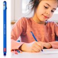 thumbnail image 2 of Erasable Gel Pen Blue Filled Thermal Eraser Ink 0.7mm Pen Tip Pattern With And Hippos（1.6ml ), 2 of 6