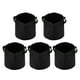 thumbnail image 2 of Bolsa de cultivo de plantas Ticfox 5 bolsas de 3 galones de tela no tejida color negro, 2 of 14