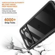 Casetego for Google Pixel 8 Pro Case,IP68 Waterproof Dustproof Shockproof Phone Cover with Rugged Full Body Protective and Built-in Screen Protector Phone Cover