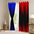thumbnail image 3 of Erosebridal Abstract Ombre Curtains Blackout Blue Red Black Curtains & Drapes Bedroom,Gradient Geometry Striped Window Curtains,Geometric Stripes Window Treatments, 3 of 6