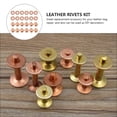 thumbnail image 3 of OUNONA 50 Sets Alloy Decorative Rivets Rivet Sets Golden for Craft, 3 of 8