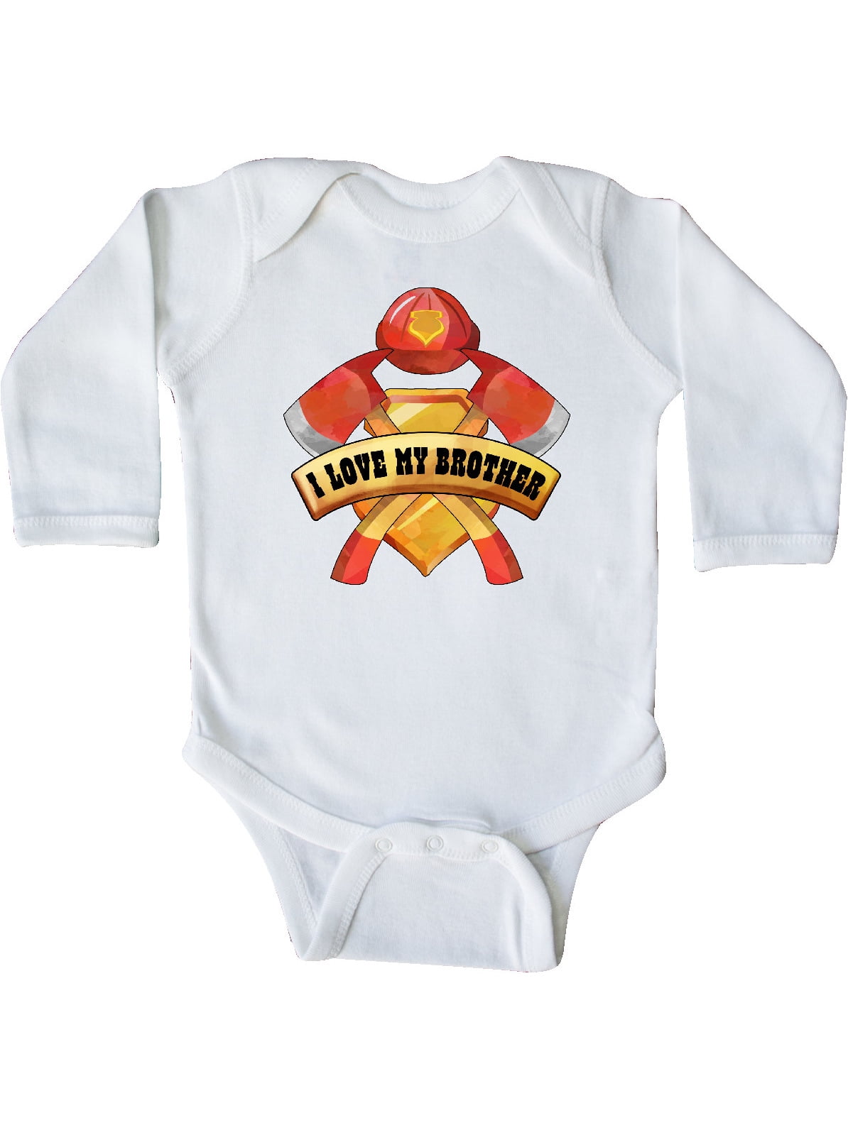 Inktastic I Love My Daddy Firefighter Axes Badge Helmet Gift Baby Boy Or Baby Girl Bodysuit Walmart Com