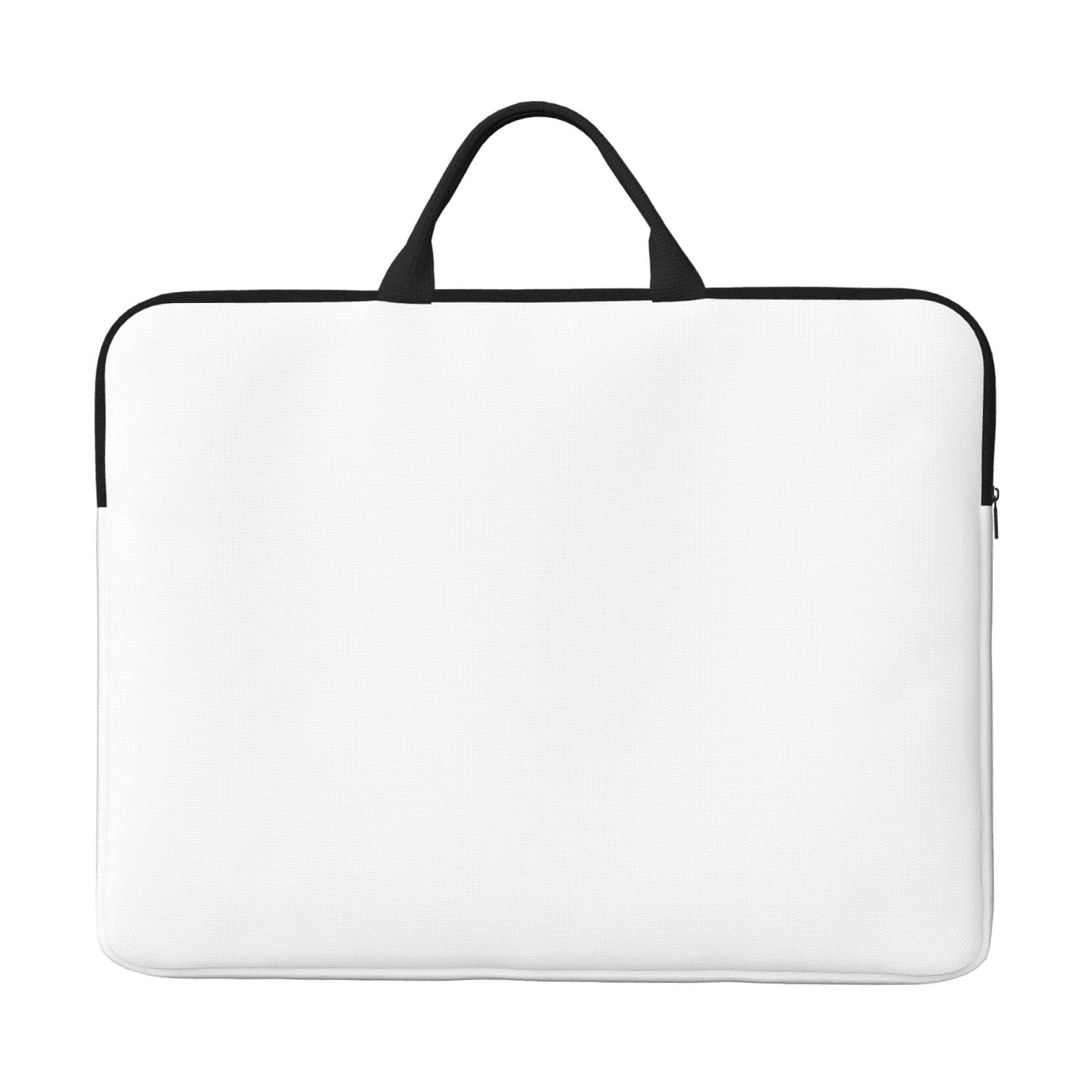 Laptop Sleeve Bag For Women Men 14inch Waterproof Durable Protective Computer Carrying Cover Handle Laptop Case Bag White