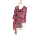 thumbnail image 3 of shiyou-Paskmlna Châle Réversible Paisley Pashmina Couleurs Élégantes, 3 of 4