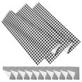 thumbnail image 1 of COMPUKAS 20Pcs Plaid Tissue Paper Black White For Present Packaging Classic, 1 of 6
