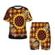 thumbnail image 1 of Balery Sunflower Gnomes and Bees Conjunto de Pijama Infantil de Manga Corta con Estampado – Ropa de Dormir de Algodón Suave-Small, 1 of 6