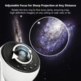 thumbnail image 4 of DAYBETTER Galaxy Projector with 360° Rotating Head & Timer, 13 HD Film Discs, USB Plug-in Ceiling Planetarium Night Light for Bedroom Kids Adults Room Decor, 4 of 8