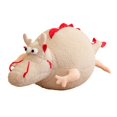 thumbnail image 2 of Almohada de peluche de dragón, muñeco de peluche redondo de dibujos animados, Animal relleno suave para fiesta, hogar, sofá cama, dormitorio, recuerdo Blanco 60cm Macarena Juguetes de peluche, 2 of 8