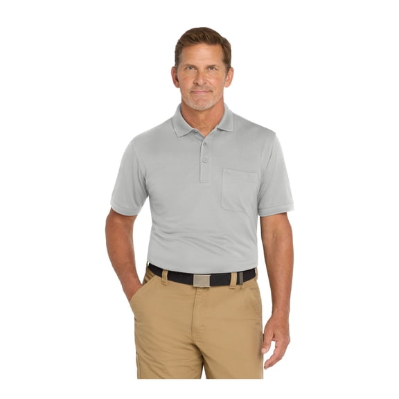 CornerStone Unisex Industrial Snag-Proof Pique Pocket Polo | Short Sleeve Collared Shirt for Men & Women, Casual & Tough Work Top, Relaxed Fit for Golf & Tennis