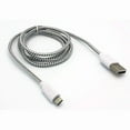 thumbnail image 5 of White Braided USB Cable Rapid Charger Sync Power Wire Cord 42 for Amazon Fire Kids Edition, Kindle - ASUS Google Nexus 2 7 - Barnes & Noble NOOK Color HD HD+ - Blackberry DTek50, Priv, 5 of 5