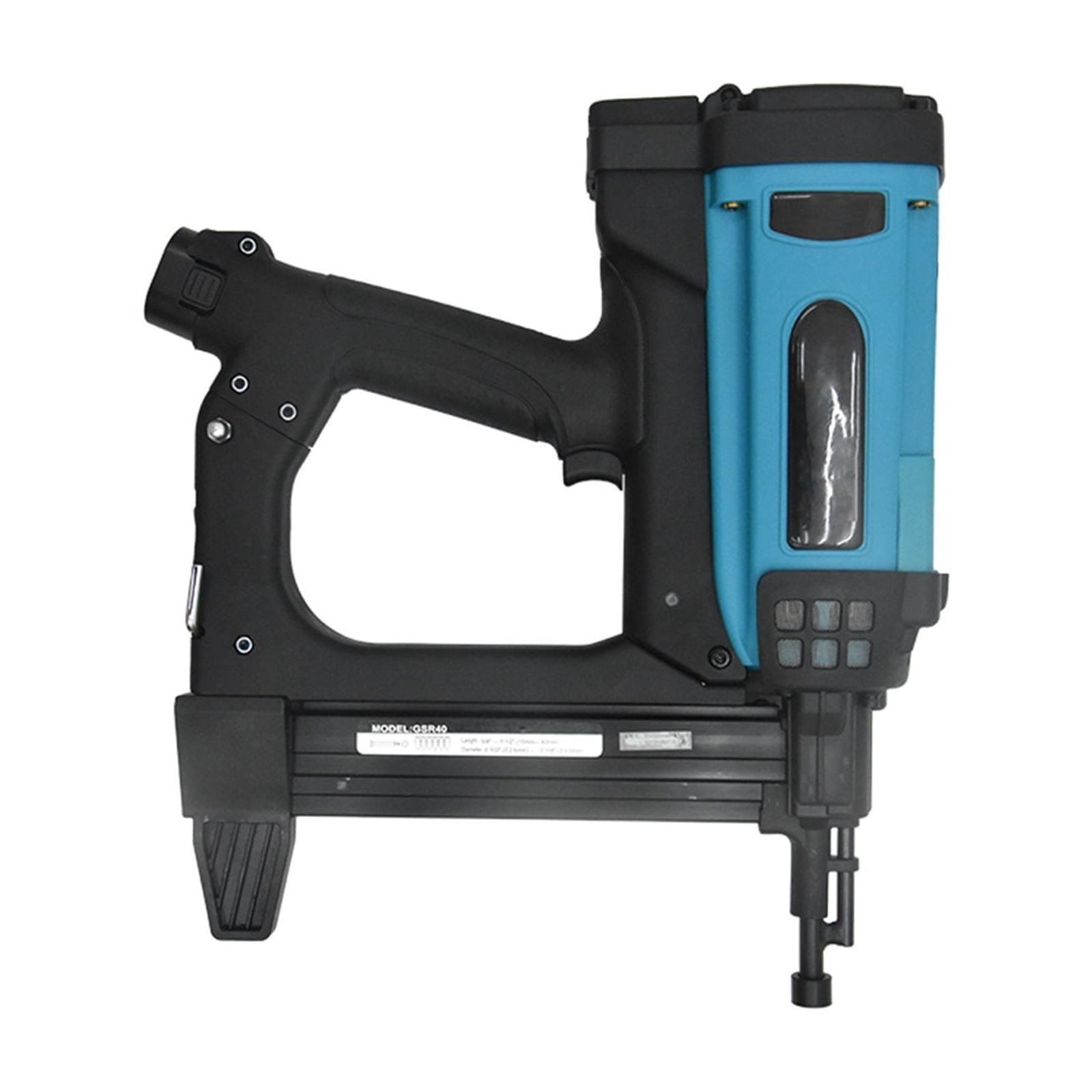 Pneumatic Nail Gun 7. 2V Lithium Battery Gas Nail Gun Steel Air Stapler Pneumatic Tools For Frame And Trunking