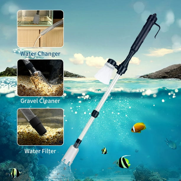 Arealer Electric Aquarium Gravel Cleaner Fish Tank Water Changer Water  Changer Cleaner Water Filter Sand Washer for Cleaning Fish Tanks 