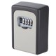 thumbnail image 4 of Caja de seguridad para llaves Caja de seguridad para llaves de aleación de aluminio montada en la pared Caja de seguridad para llaves de 4 dígitos Unbranded 3117200122111, 4 of 7