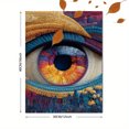 thumbnail image 3 of Abstract Psychedelic All Seeing Eye Canvas Art, Trippy Modern Home Wall Decor, 3 of 8