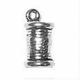 thumbnail image 1 of Sterling Silver 30" 1mm Box Chain 3D Sewing Thread And Needle Pendant Necklace, 1 of 2