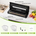 thumbnail image 5 of Vacuum Sealer Machine Multi-Functional Food Sealer with 10 Vacuum Bags, Fast-Compact Design, External Vacuum System & Accessory Tube for Freshness Preservation, 5 of 6
