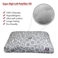 thumbnail image 6 of Majestic Pet | Fusion Rectangle Pet Bed For Dogs, Removable Cover, Gray, Medium, 6 of 6