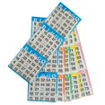 thumbnail image 1 of Tarjetas de juego de papel para bingo, 3 tarjetas, 5 hojas, 100 libros de 5 hojas, 1 of 2