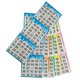 thumbnail image 1 of Tarjetas de juego de papel para bingo, 3 tarjetas, 5 hojas, 100 libros de 5 hojas, 1 of 2