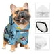 thumbnail image 3 of Fotbe Pirate Marine Animals Sudadera con Estampado para Perros Pequeños – Suéter con Capucha para Mascotas, Tela Suave de Forro Polar con Bolsillo-Medium, 3 of 7