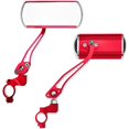 thumbnail image 2 of GFDYREE Rétroviseur de Vélo, une Paire de Rétroviseurs Arrière à Rotation 360° pour Guidon, Grand Angle - Rouge, 2 of 7