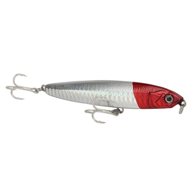 Plastic Hard Bait Minnow Hard Bait Long Throw Fishing Lures Artificial Fishing  Lure 18g Plastic Hard Fishing Bait With 2 Barbs 3D Lifelike Eyes Long Throw Minnow  Lures For Long 