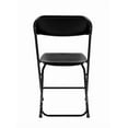 thumbnail image 3 of Black Folding Chair (Steel-Poly Chair) Samson Series Heavy Duty 2 Year Warranty by Chivari (10-Pack), 3 of 8