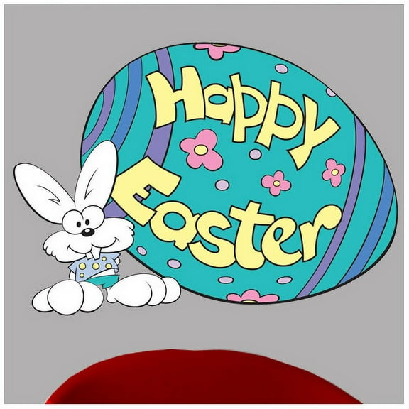 Wallhogs Happy Easter Cutout Wall Decal