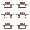 thumbnail image 1 of Miangastore Furniture Hinges Dark Red 6 Sets 3.3X0.8X0.2In, 1 of 8