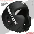 thumbnail image 5 of RDX Headgear for Boxing, MMA Training, Adjustable Padded KARA Head Gear for Cheeks, Forehead and Ear Protection, Muay Thai Headgear, Kickboxing, Sparring, Martial Arts, Karate, Taekwondo Helmet, 5 of 11