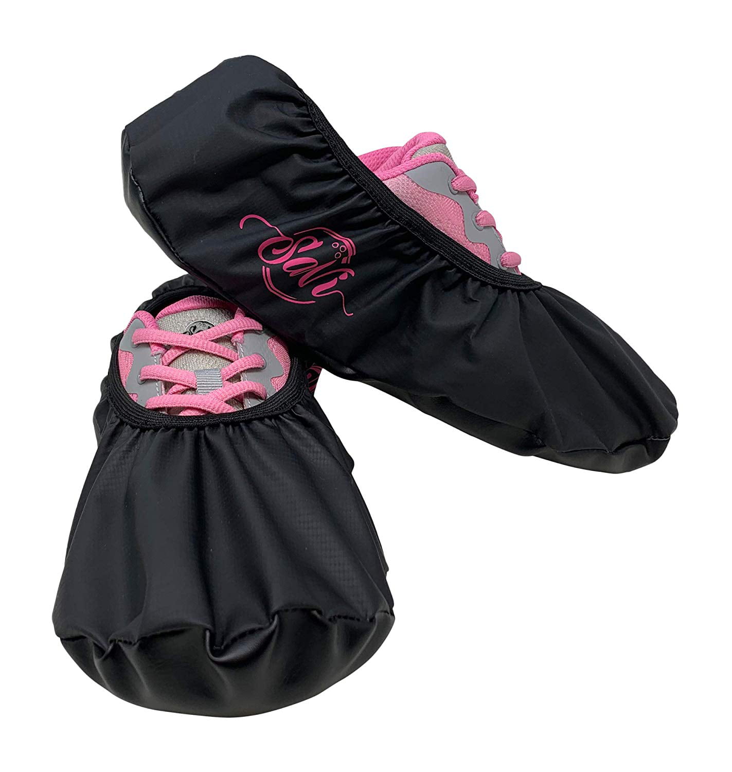 vinyl soles. Ladies Glitter Butterflies Bowling Shoe Covers lined Cotton 