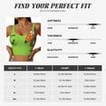 thumbnail image 5 of Bixox Women's Drink Coffee And Do Good Pattern Fitness Navel Tank Top U-Back Yoga Tank Top Sweatshirt Sports Bra, 5 of 7