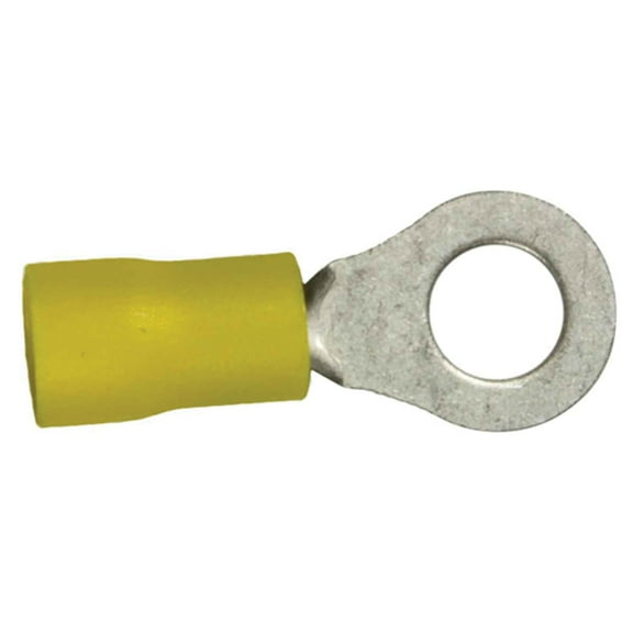 WirthCo 80845 Vinyl Ring Terminal - #10 Stud, 16-14 AWG, Pack of 25