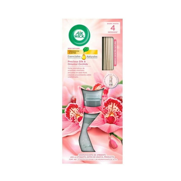 Aromatizante de Ambiente Air Wick Reed Diffuser Precious Silk & Oriental Orchids 50 ml