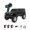 Black / 3 Battery, variant on 1/18 Scale All-Terrain RC Rock Crawler, 2.4GHz 4WD Off-Road Electric RC Monster Truck with LED Lights for Adults