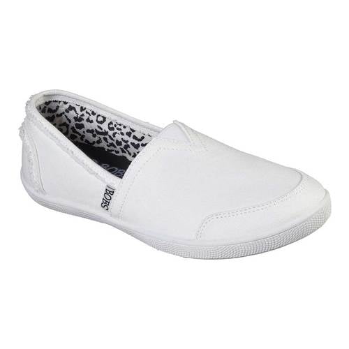 skechers womens canvas slip on shoes