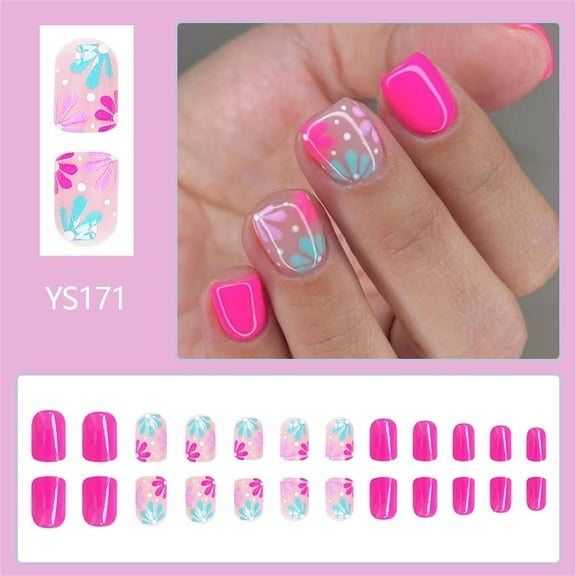 Manicure Tools,Cheap Nail Stuff,Nail Art Set 24PSC,Nail Kit for Beginners,Nail Practice Kit(B)