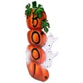 thumbnail image 4 of Northlight Stacked Boo Pumpkins with Ghosts Metal Halloween Porch Sign - 33", 4 of 9