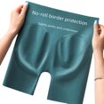 thumbnail image 2 of Pantalones de seguridad de cintura alta sin costuras, ropa interior dos en uno para mujer, pantalones cortos de seda de hielo con base de elevación de cadera y abdomen que no se doblan y que no, 2 of 4